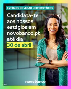 Estágios de Verão novobanco 2026: Candidaturas Abertas